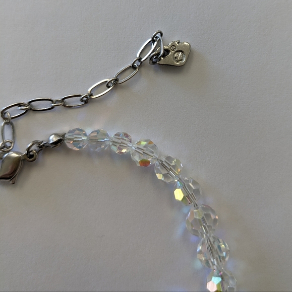 EVC DANIEL SWAROVSKI AB CHOKER NECKLACE 14.5"x17.5" - Picture 8 of 16